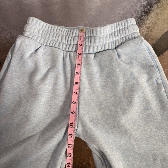 Athleta Girl Wide Leg Sweat Pants Sz 12 Casual Lounge High Rise Athleisure - Picture 5 of 9